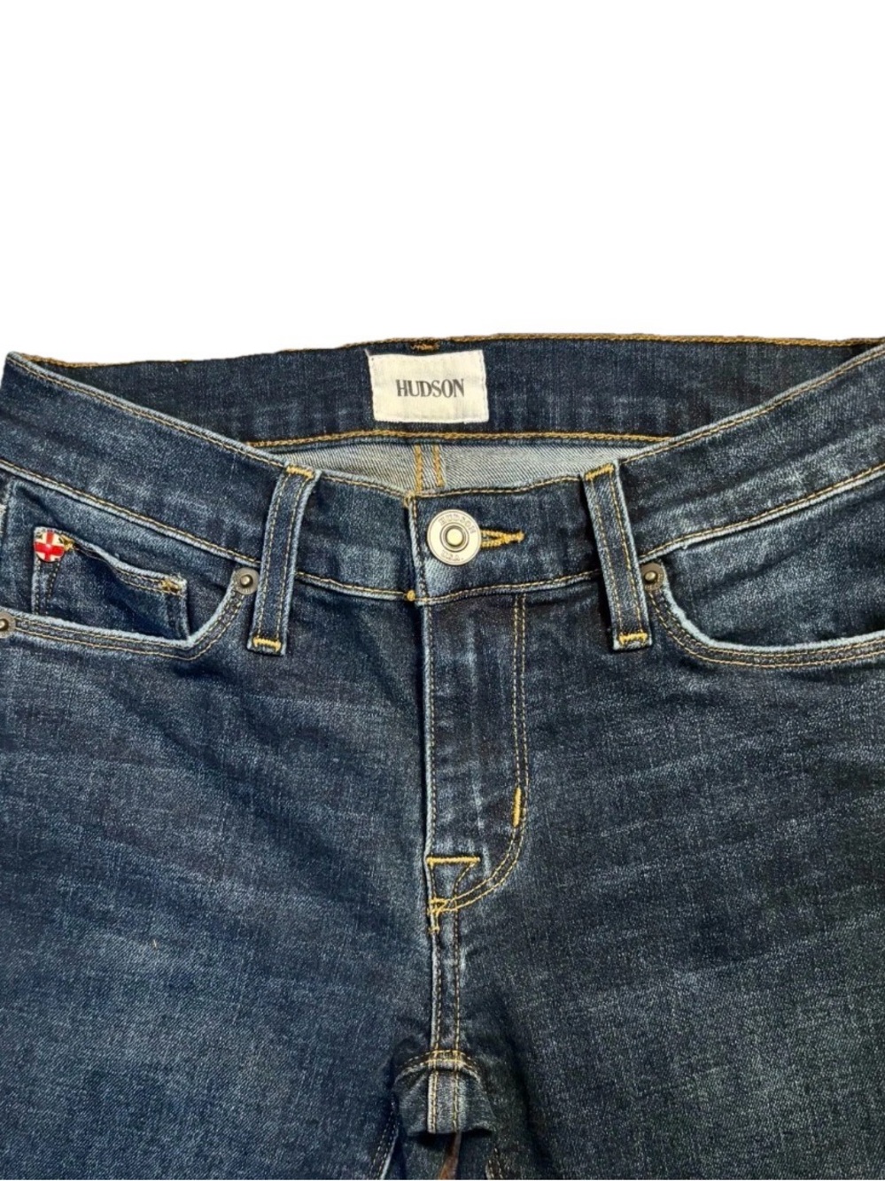 HUDSON Krista Super Skinny Jeans Women's Size 25 Dark Wash Stretch Denim